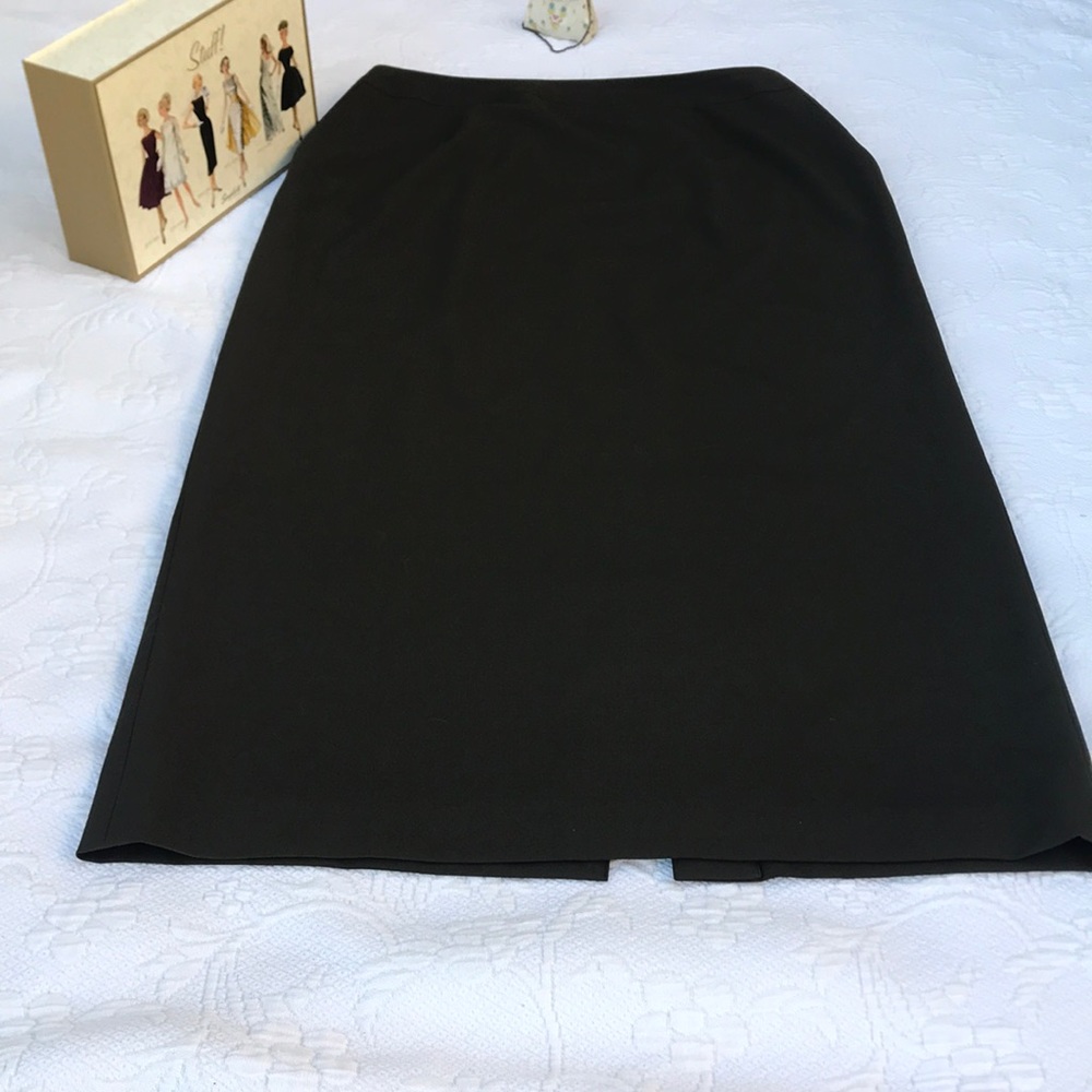 TALBOTS green pencil skirt